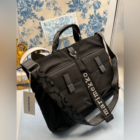 NWT Marimekko Black Laptop Bag - Picture 7 of 15